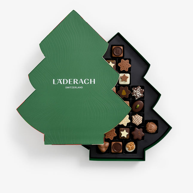 Pralines assorted 26pcs Christmas tree 300g