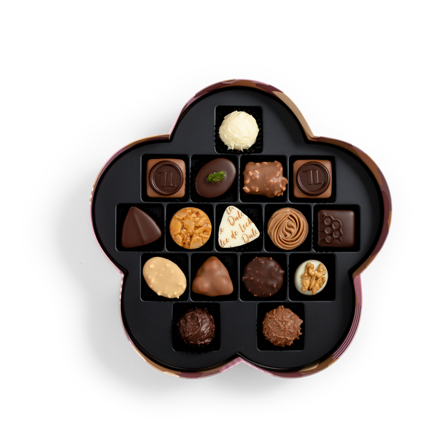 Pralines and Truffles 16pc Flower Box