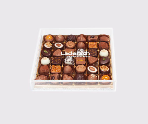 36 Pralines in a Plexi Box