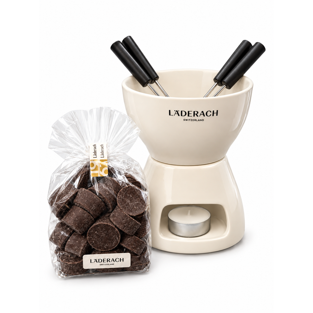 Chocolate Fondue Set with Couverture
