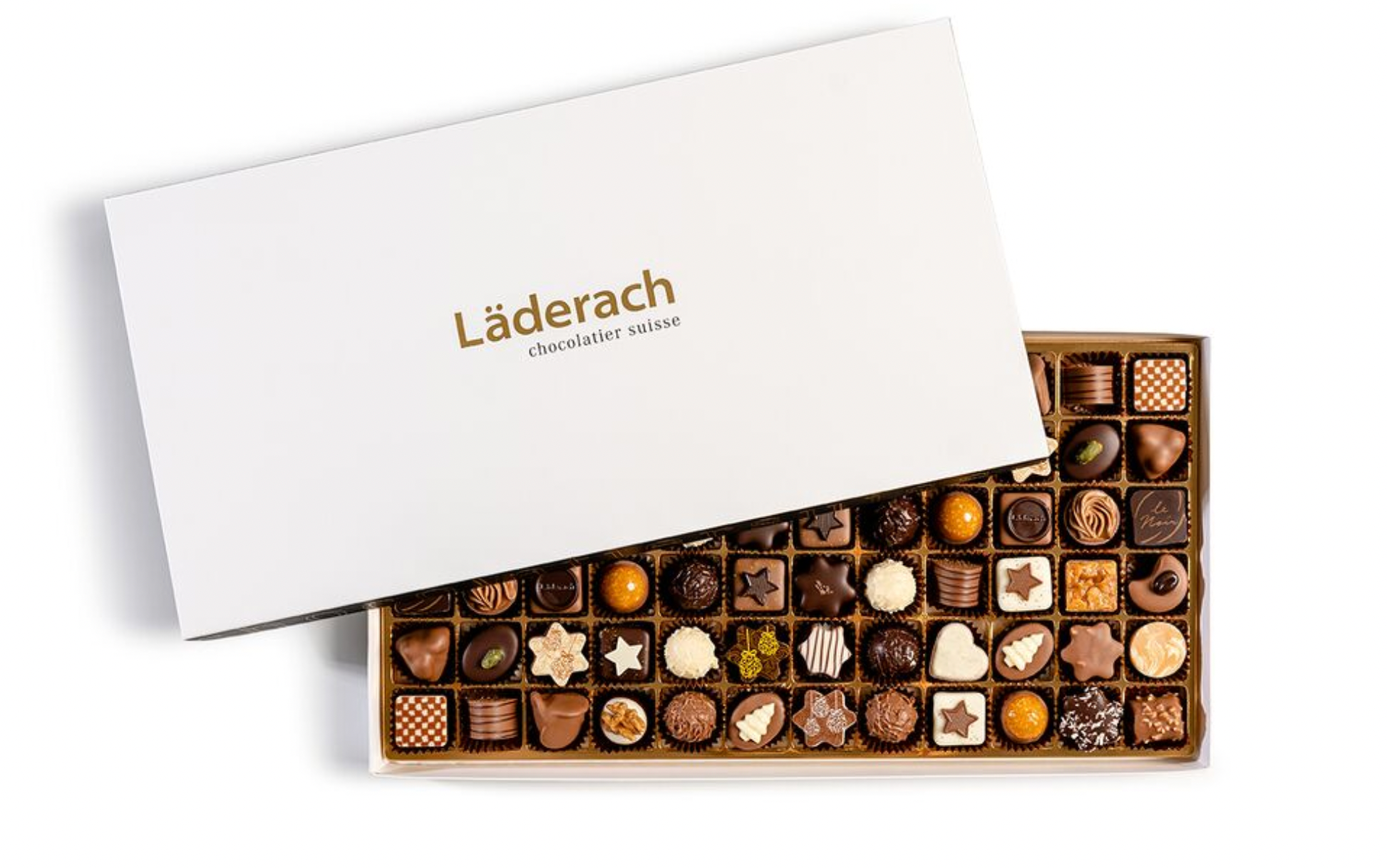 72 Assorted Praline Chocolates Laderach Jordan