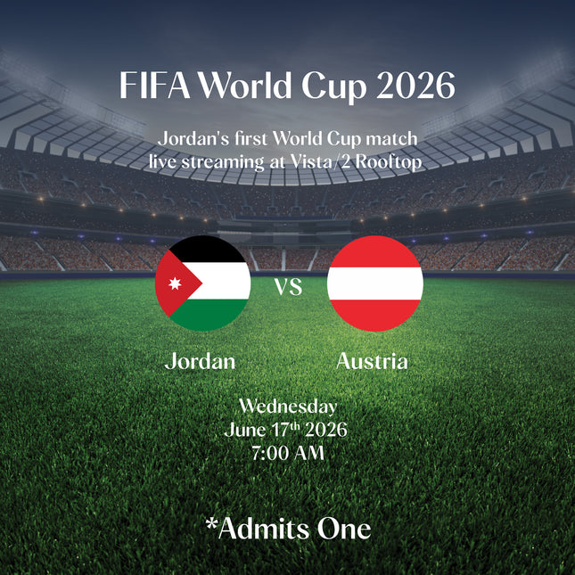 Jordan VS Austria Game Ticket